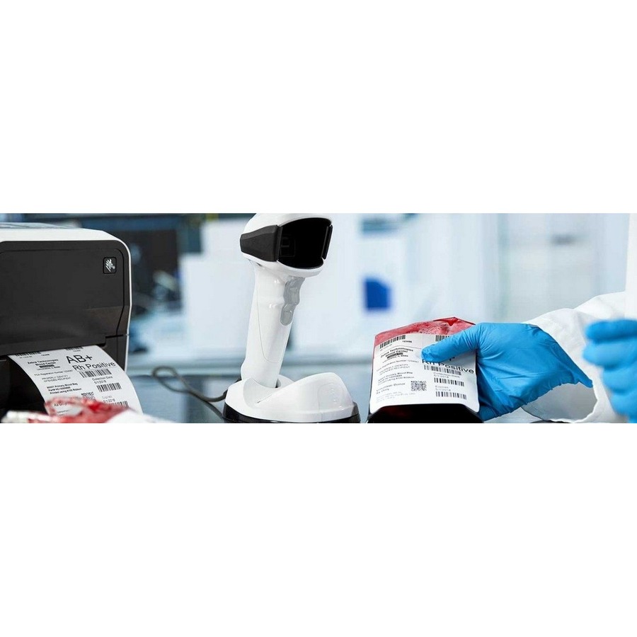 Zebra DS9908R healthcare presentation area imager with white illumination — life-style view