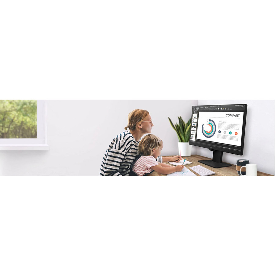 BenQ GW2485TC 24" Full HD USB-C 75Hz LCD Monitor - 16:9 - Black