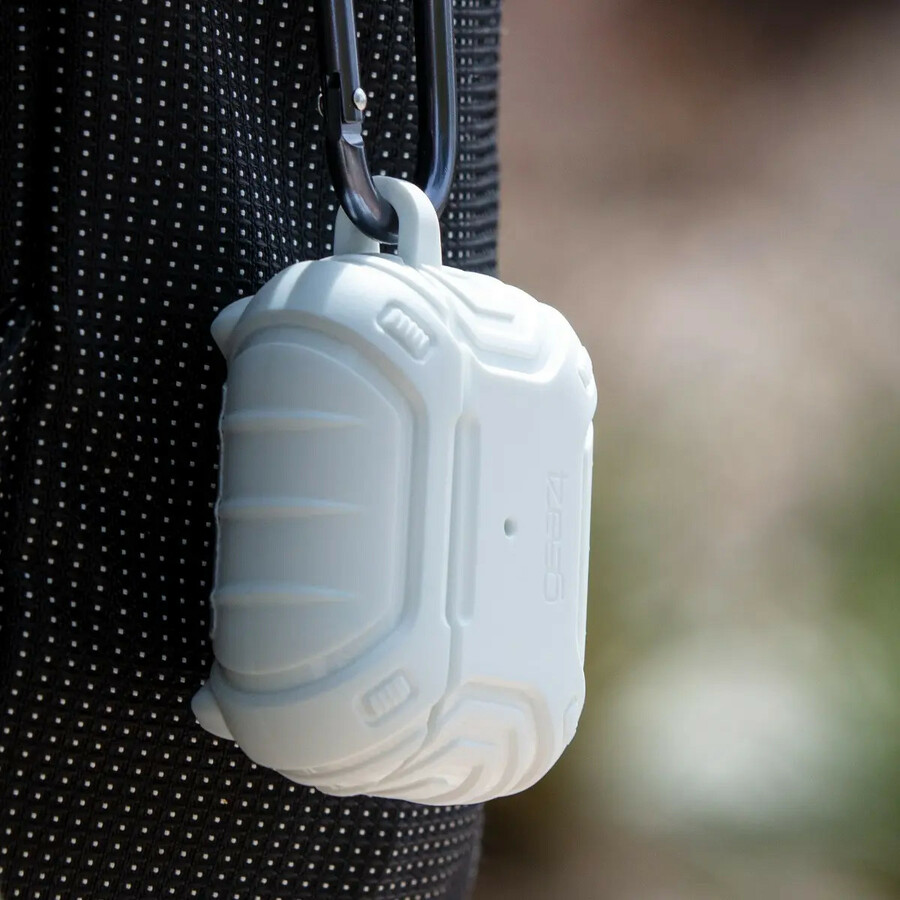 GEAR4 Apollo Snap Apple AirPods 3 black protective case — life-style view