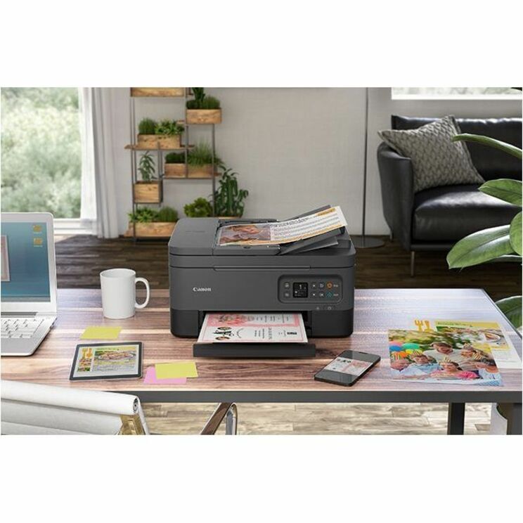 Canon PIXMA TR7020a Wireless Inkjet Multifunction Printer - Color - White