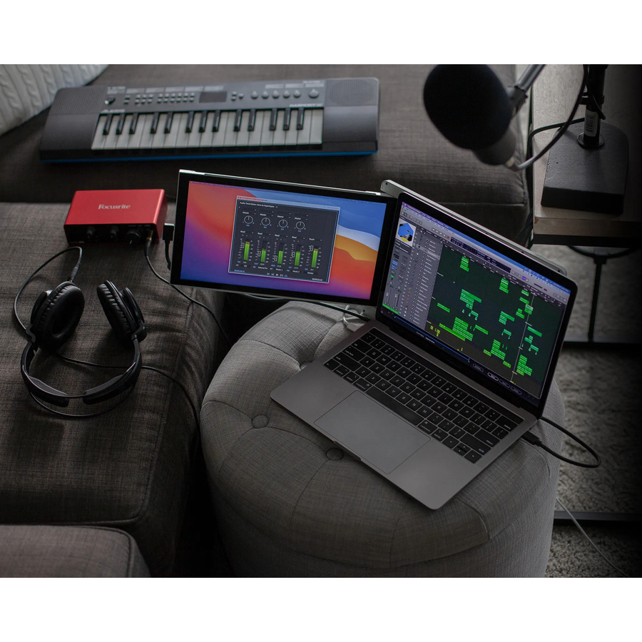 Mobile Pixels DUEX Lite 13" Class Full HD LCD Monitor - 16:9 - Set Sail Blue