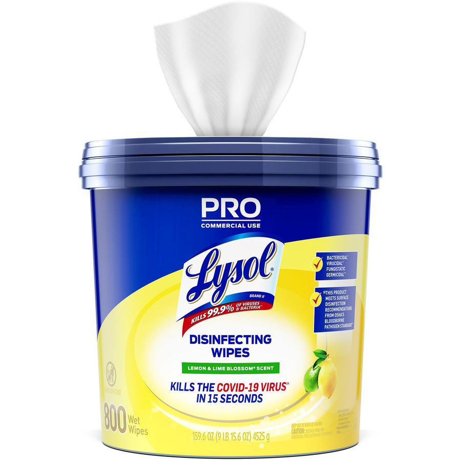 Picture of Lysol Disinfecting Wipe Bucket w/Wipes