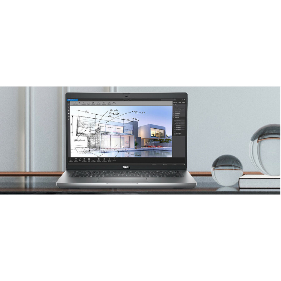 Dell Precision 3000 3470 14" Mobile Workstation - Full HD - Intel Core i5 12th Gen i5-1250P - vPro Technology - 16 GB - 512 GB SSD - English (US) Keyboard - Titan Gray