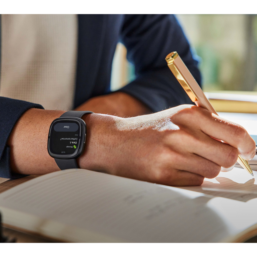 GOOGLE - FITBIT FITBIT SENSE 2 SHADOW GREY/GRAPHITE ALUMIMUM — life-style view