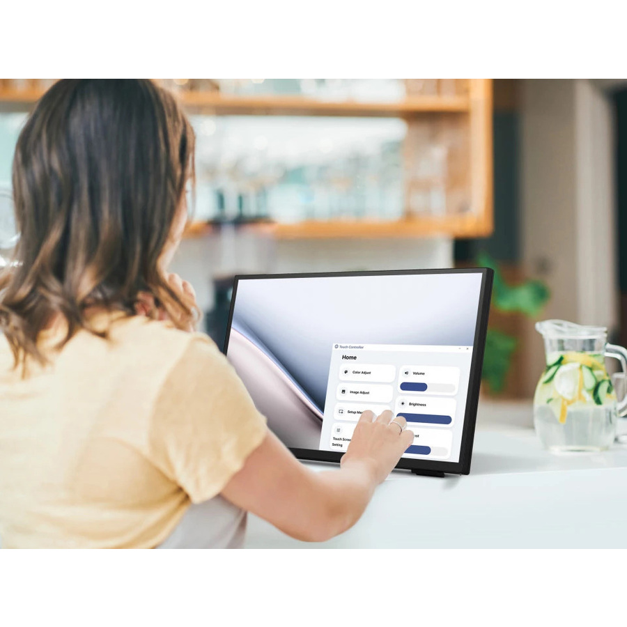 ViewSonic TD2465 24 Inch 1080p IPS Touch Screen Monitor with Advanced Ergonomics, HDMI and USB Inputs