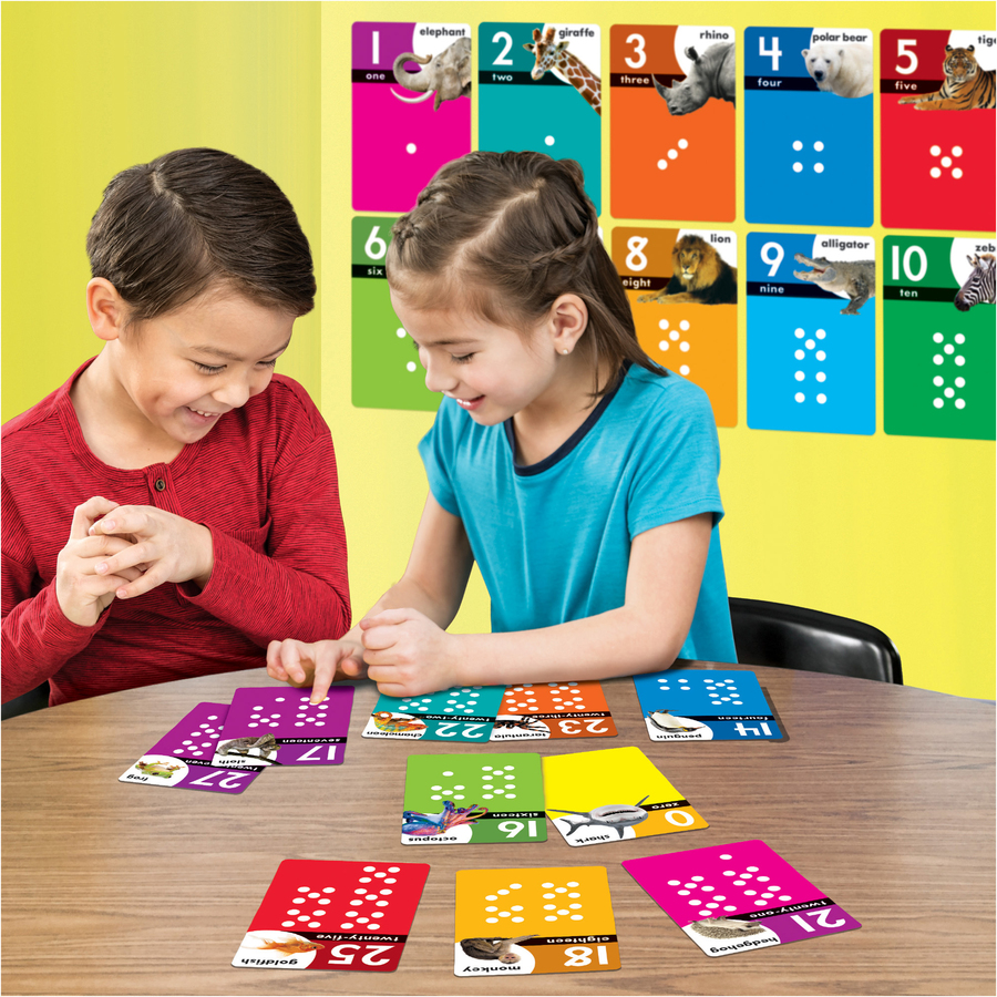 Picture of Trend Animals Count 0-31 Learning Set with Numbered Counting Cards