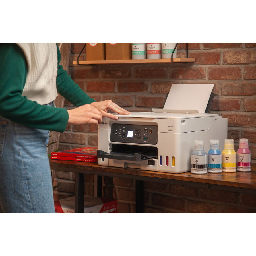 Canon MAXIFY GX3020 Wireless MegaTank Inkjet Multifunction Printer - Color