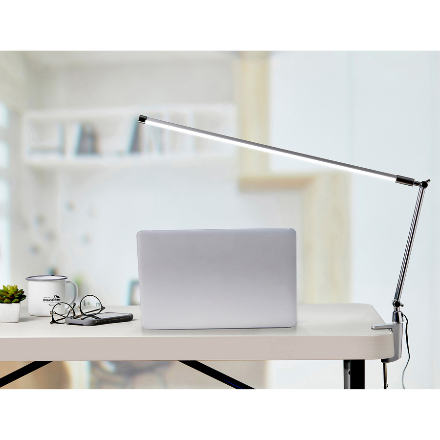 Picture of Bostitch Modern LED Clamp Desk Lamp, Chrome