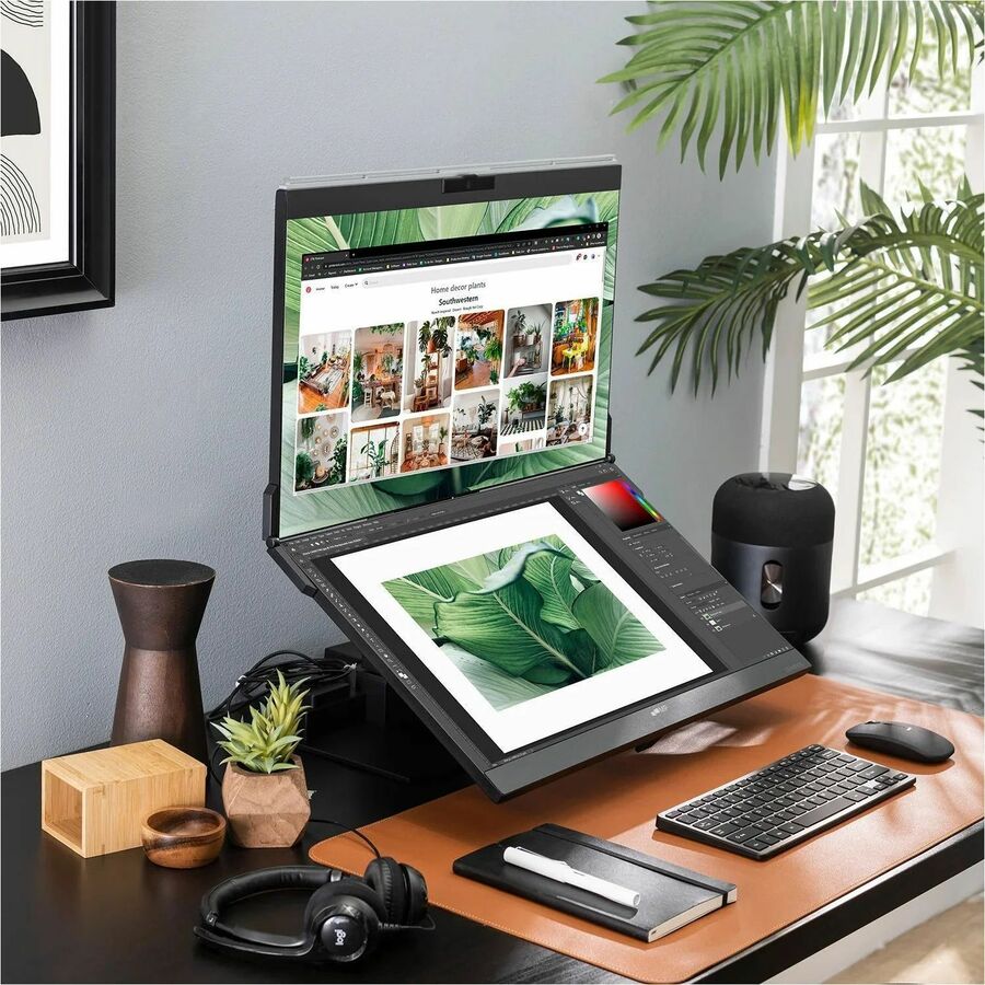 Mobile Pixels Geminos T 24" Dual-Stacked 1080p Monitors with Multi-Touch and Webcam