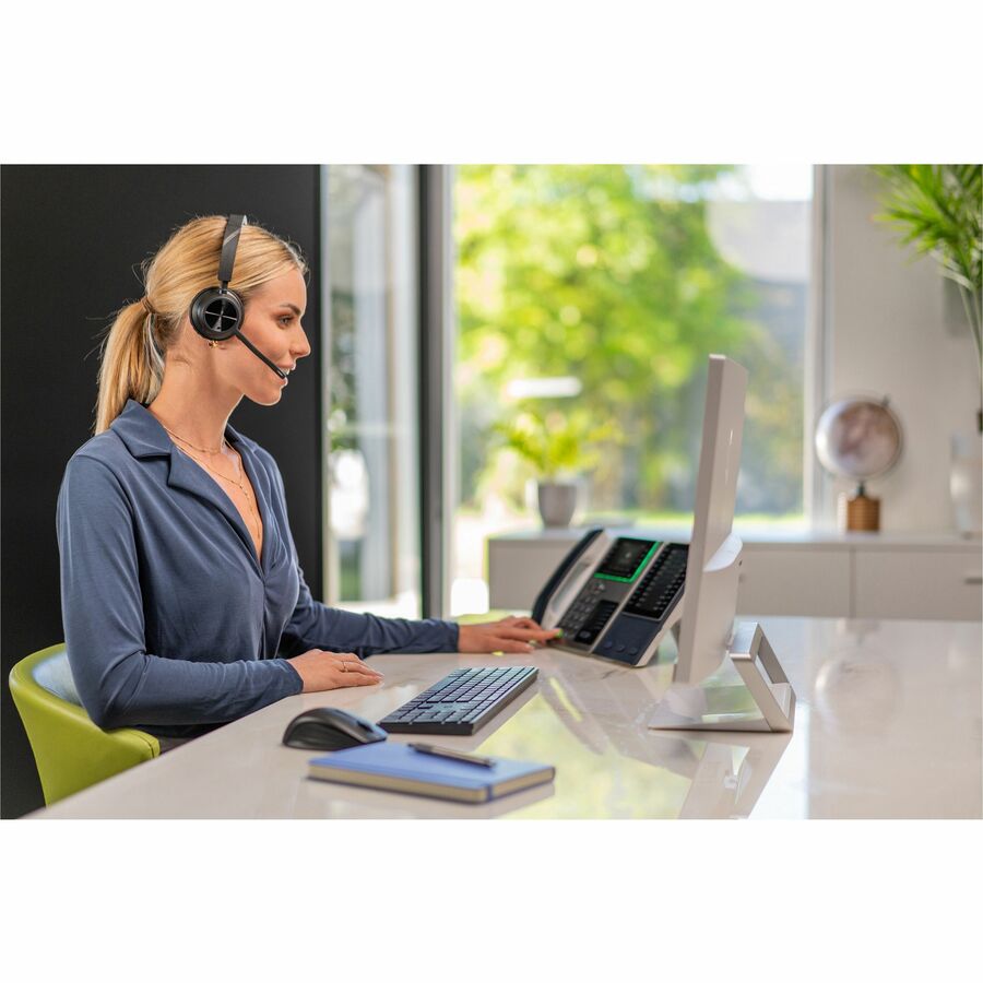 Poly Voyager 4310-M UC Headset + USB-A to USB-C Cable + BT700 Dongle