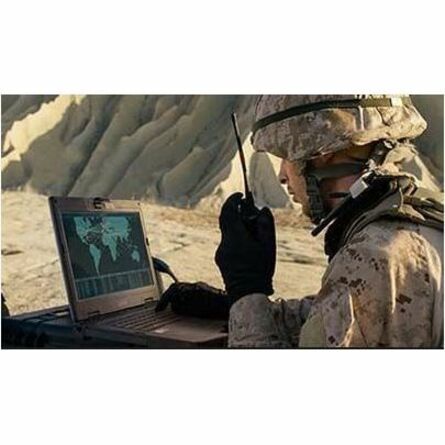 Getac V110 G7 rugged convertible laptop — life-style view