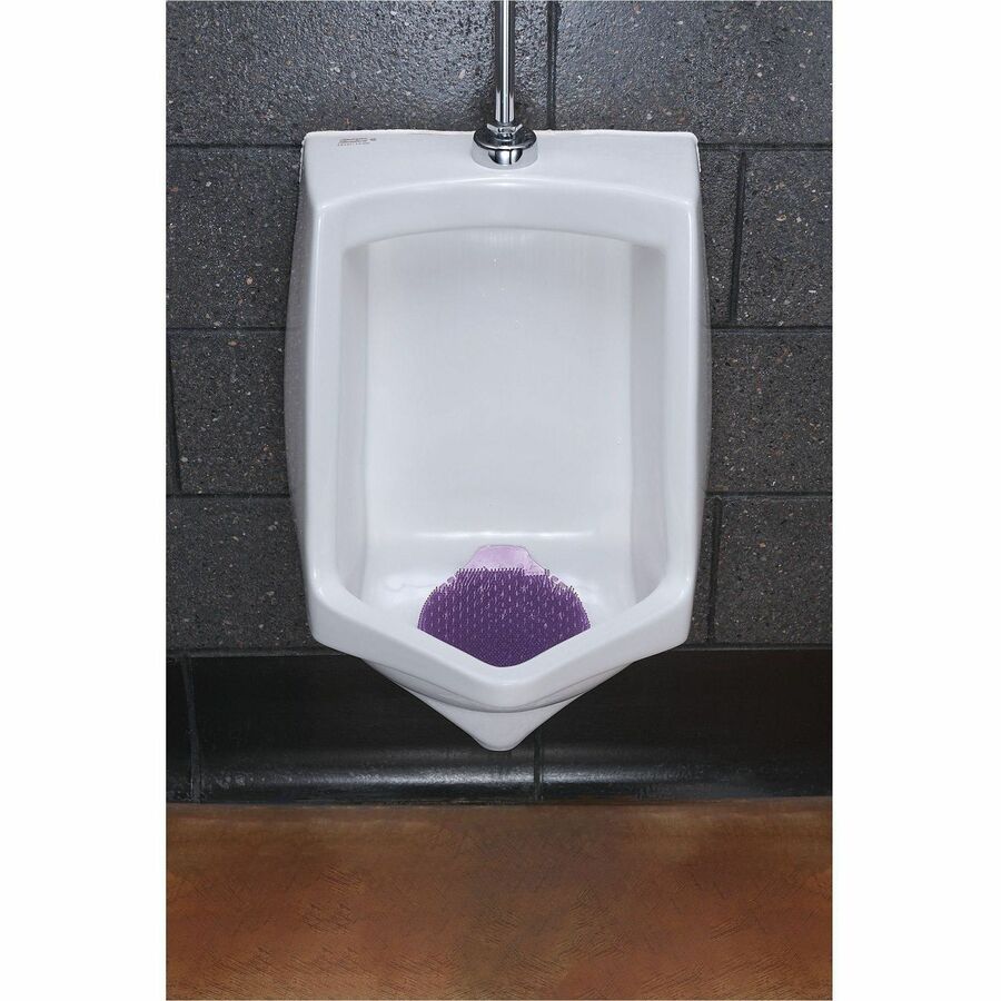 Fresh Products Tidal Wave Urinal Screens - Lasts upto 60 Days - Splash Resistant, Dual Sided Design, Odor Control - 6 / Box - Purple