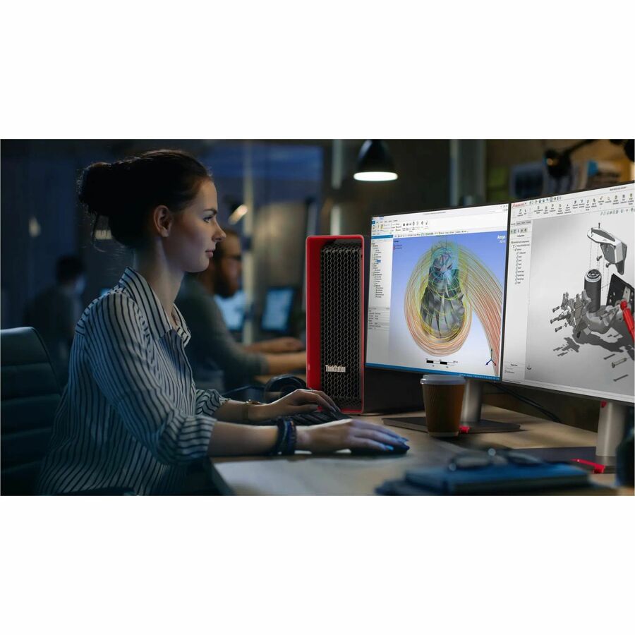 Lenovo ThinkStation P8 30HH003PUS Workstation - 1 Ryzen Threadripper PRO 7965WX - 32 GB - 1 TB SSD