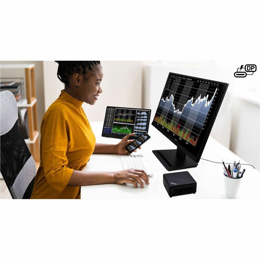 MSI Cubi N ADL Cubi N ADL S-054BUS Barebone System - Mini PC - Intel Pentium N200
