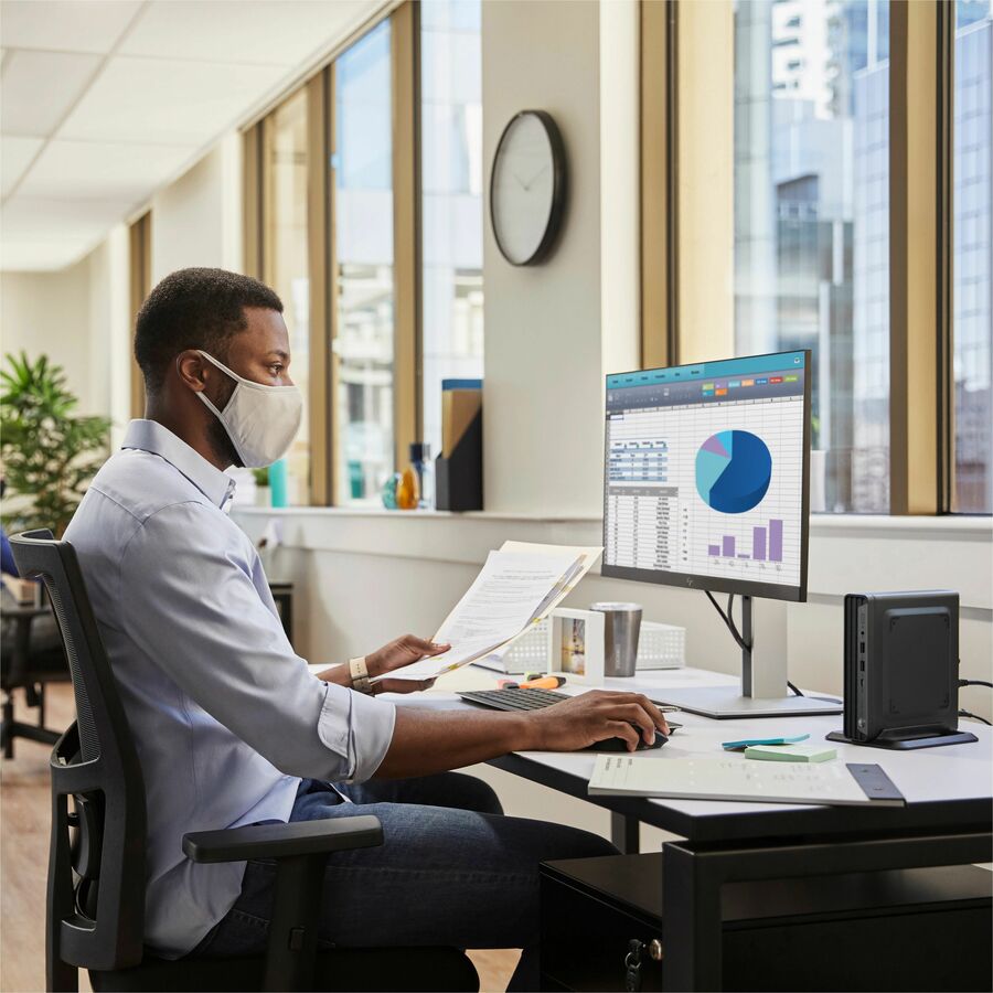 HP Pro Mini Pro Mini 400 G9 Desktop Computer - Intel Core i5 12th Gen i5-12500T - 16 GB - 256 GB SSD - Mini PC