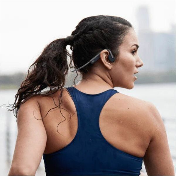 SHOKZ OpenMove Bluetooth Bone Conduction On-Ear Sport Headphones Grey