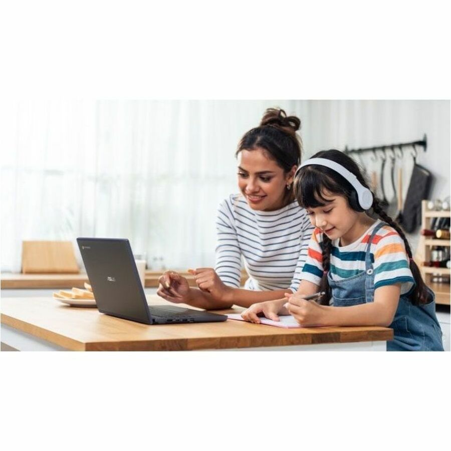 ASUS Chromebook CZ1204CM2A-YZ84 grey 12.2-inch WUXGA non-touch laptop — life-style view