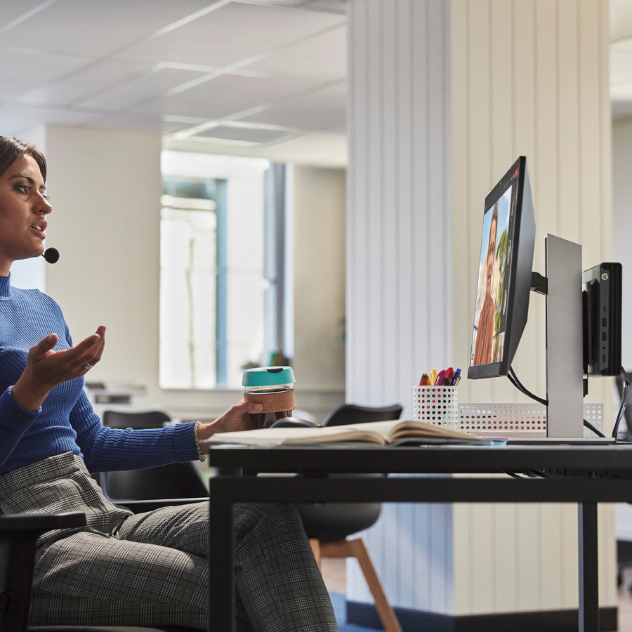 HP Pro Mini 400 G9 Desktop Computer - Intel Core i5 12th Gen i5-12500T - vPro Technology - 16 GB - 256 GB SSD - Mini PC