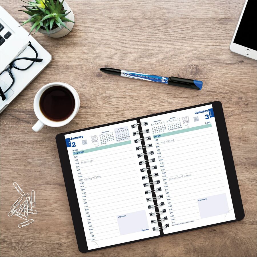 Picture of Blueline Plan and Link Daily Appointment Planner