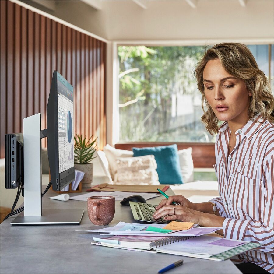 HP Elite Mini 800 G9 Desktop Computer - Intel Core i5 12th Gen i5-12500T - vPro Technology - 16 GB - 256 GB SSD - Mini PC - Smart Buy Plus