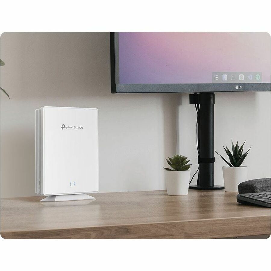Omada AX3000 Desktop DualBand WiFi 6 Access PointPORT: 4 1G RJ45 Port?One support PoE Out at 802.3at/bt input?+1 RJ11 PortSPEED