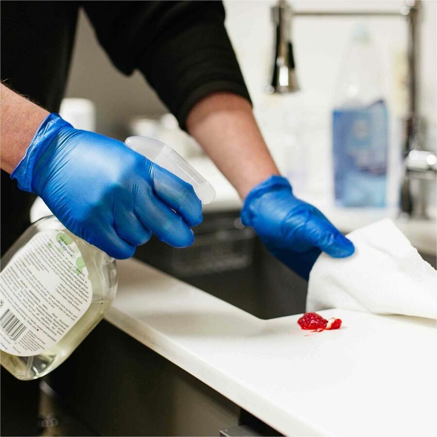 Picture of Gloveworks Industrial Blue Powder-Free Vinyl Gloves