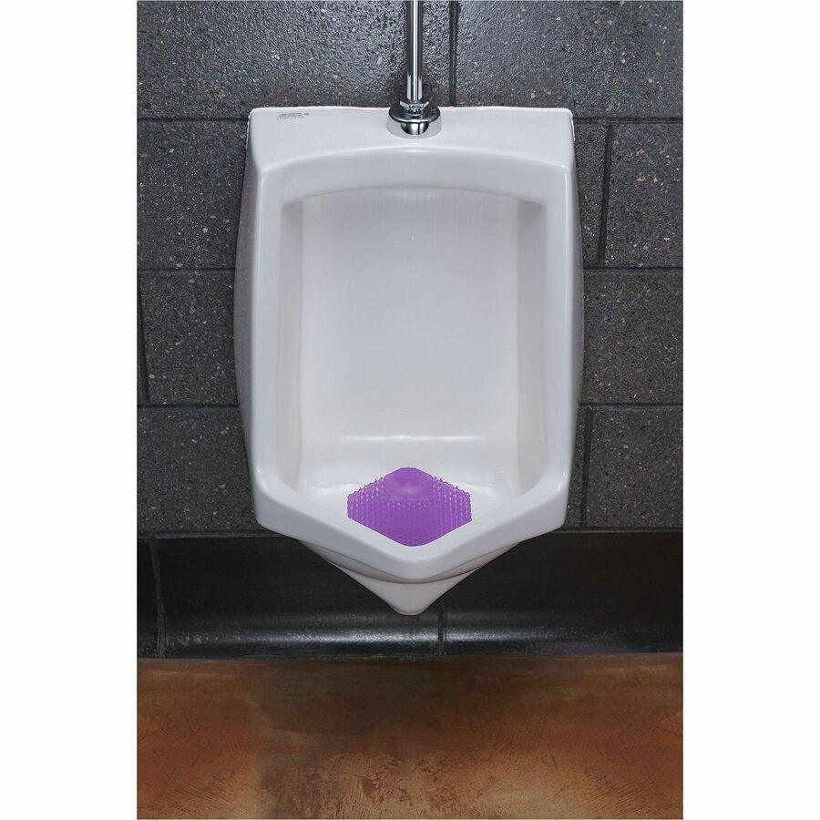 Fresh Products Wave 3D Urinal Screen - Lasts upto 30 Days - Odor Control, Dual Sided Design - 10/Box - 6 / Carton - Lavender