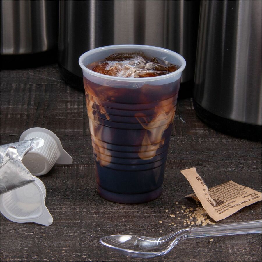 Solo Galaxy 7 oz Plastic Cold Cups - 7 fl oz - Translucent - Plastic, Polystyrene - Cold Drink - 100/Bag - 25 / Carton