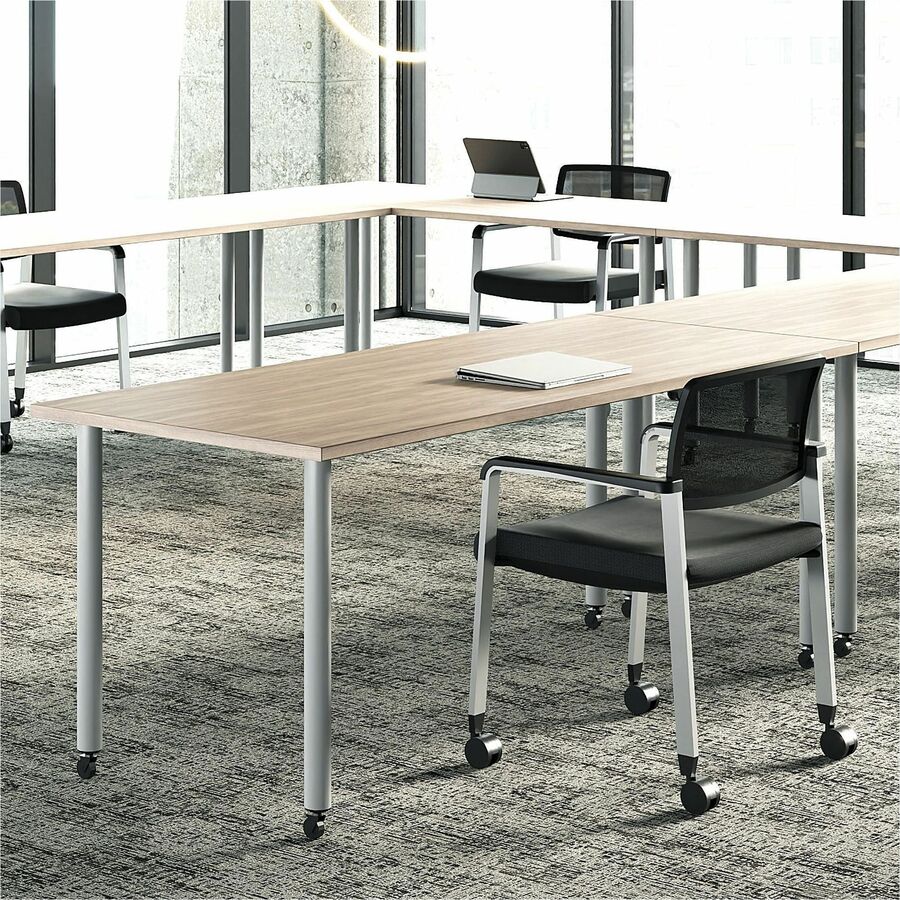 Lorell Multi-Purpose Tabletop - Laminated Rectangle Top - 30" Table Top Width x 72" Table Top Depth x 1" Table Top Thickness - Training, Multipurpose - Assembly Required - Modern Elm - Particleboard Top Material - 1 Each