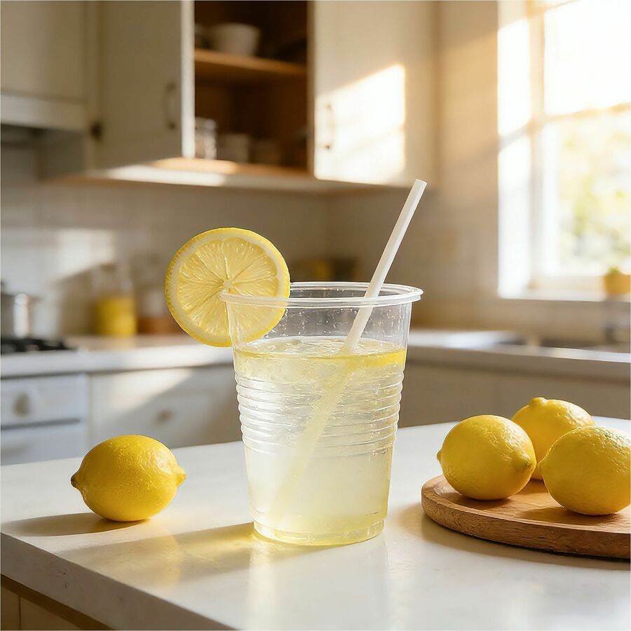 Genuine Joe Transparent Cups - 3.50 fl oz - Clear, Transparent - Cold, Beverage, Picnic - 25 / Carton - Kennedy Office