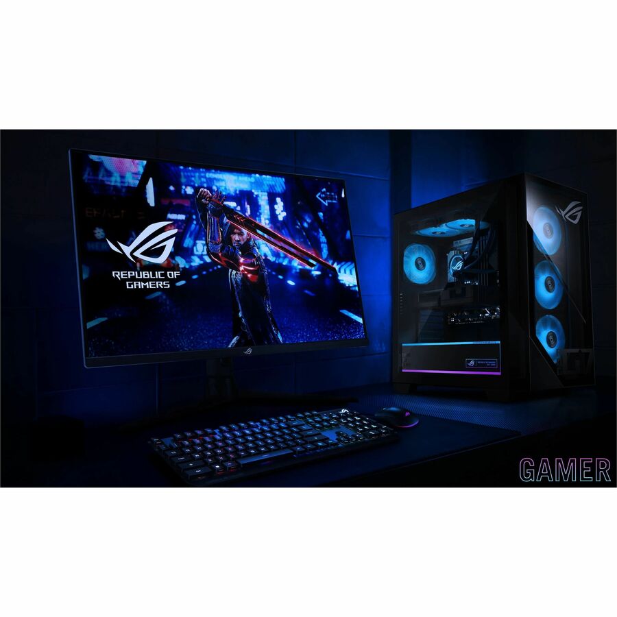 Asus ROG GM700TZ-PB564 Gaming Desktop: Ryzen 5 8400F, 16GB DDR5, 1TB NVMe SSD — product image