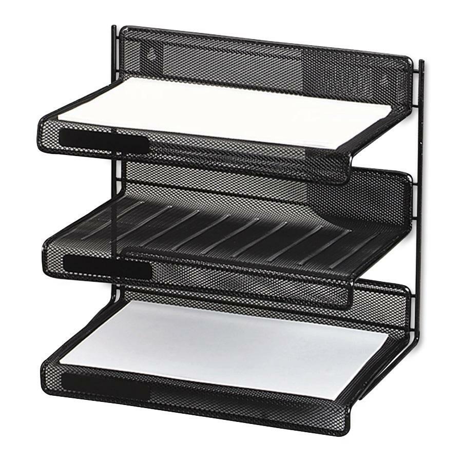 Rolodex Expressions Mesh 3 Tier Desk Shelf 3 Tier S 12 5