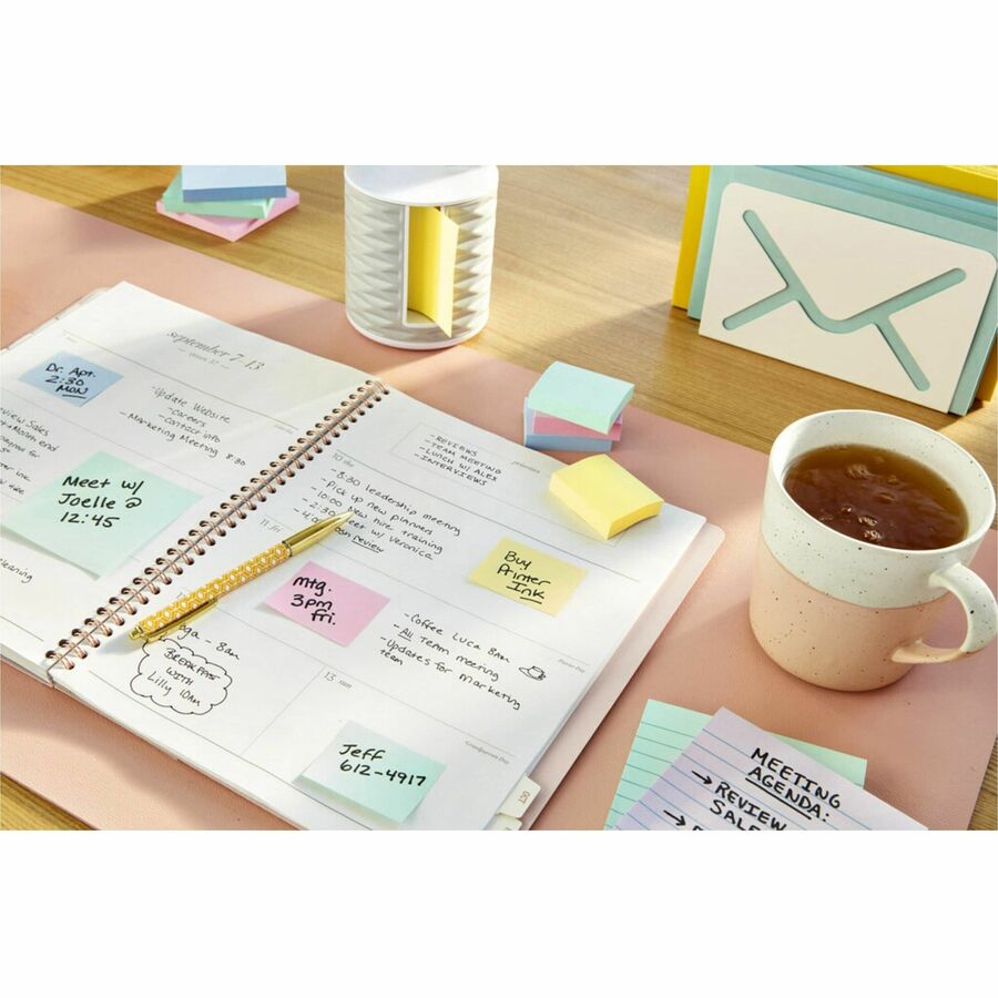 Post-it Star and Heart-Shaped Note Pads - 3 x 3 - Star, Heart - 75 Sheets per Pad - Unruled - Assorted - Self-Adhesive, Self-Stick