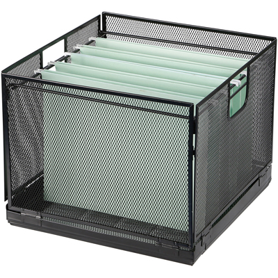 LLR84145 : Lorell Lorell Black Mesh/Wire Letter Filing Tub - External ...