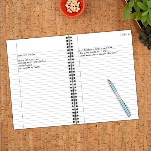 Cambridge - Cuaderno De Negocios 80 Hojas Con Reglas Legales 8-14 X 11 Pulgadas Con Alambre 06062 Colombia