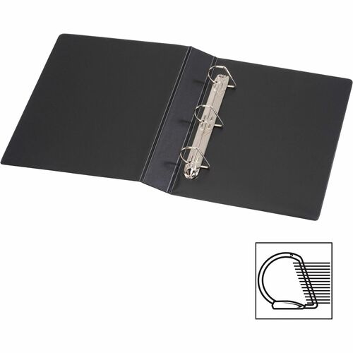 Cardinal Legal-Size 3-Ring Binder, Slant D Rings, 2" Capacity -Black Cardinal Legal-Size 3-Ring Binder, Slant D Rings, 2" Capacity -Black