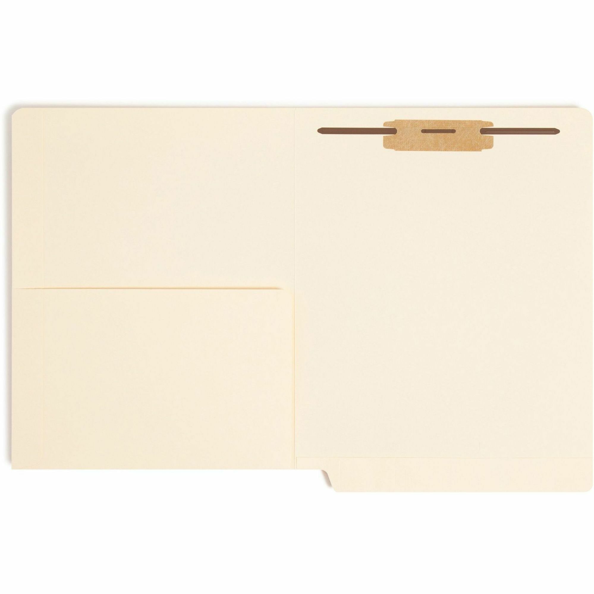 Smead 12440 Letter Size File Folder with Prong Fasteners