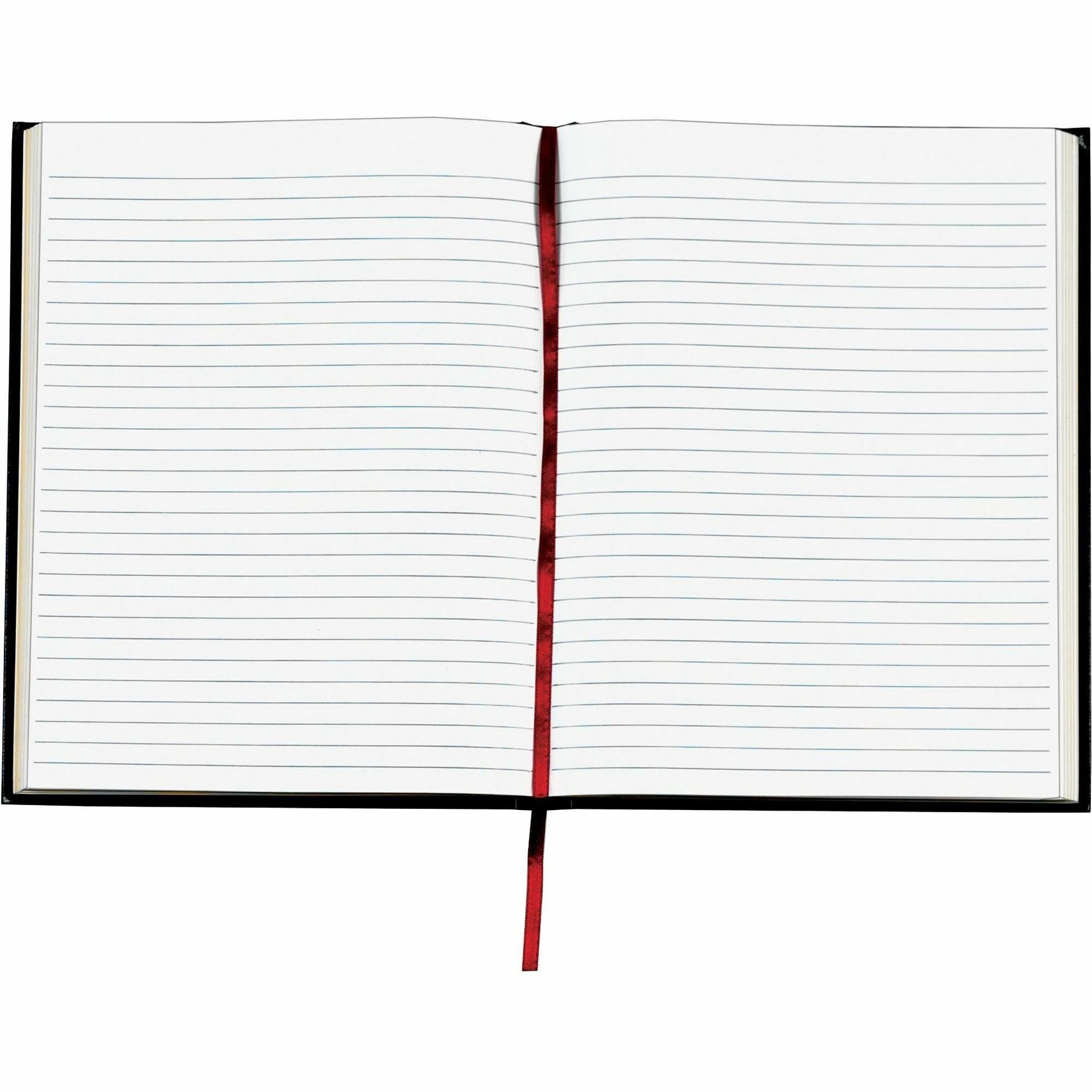 Red Ruled Business Paper, 8.5 x 11