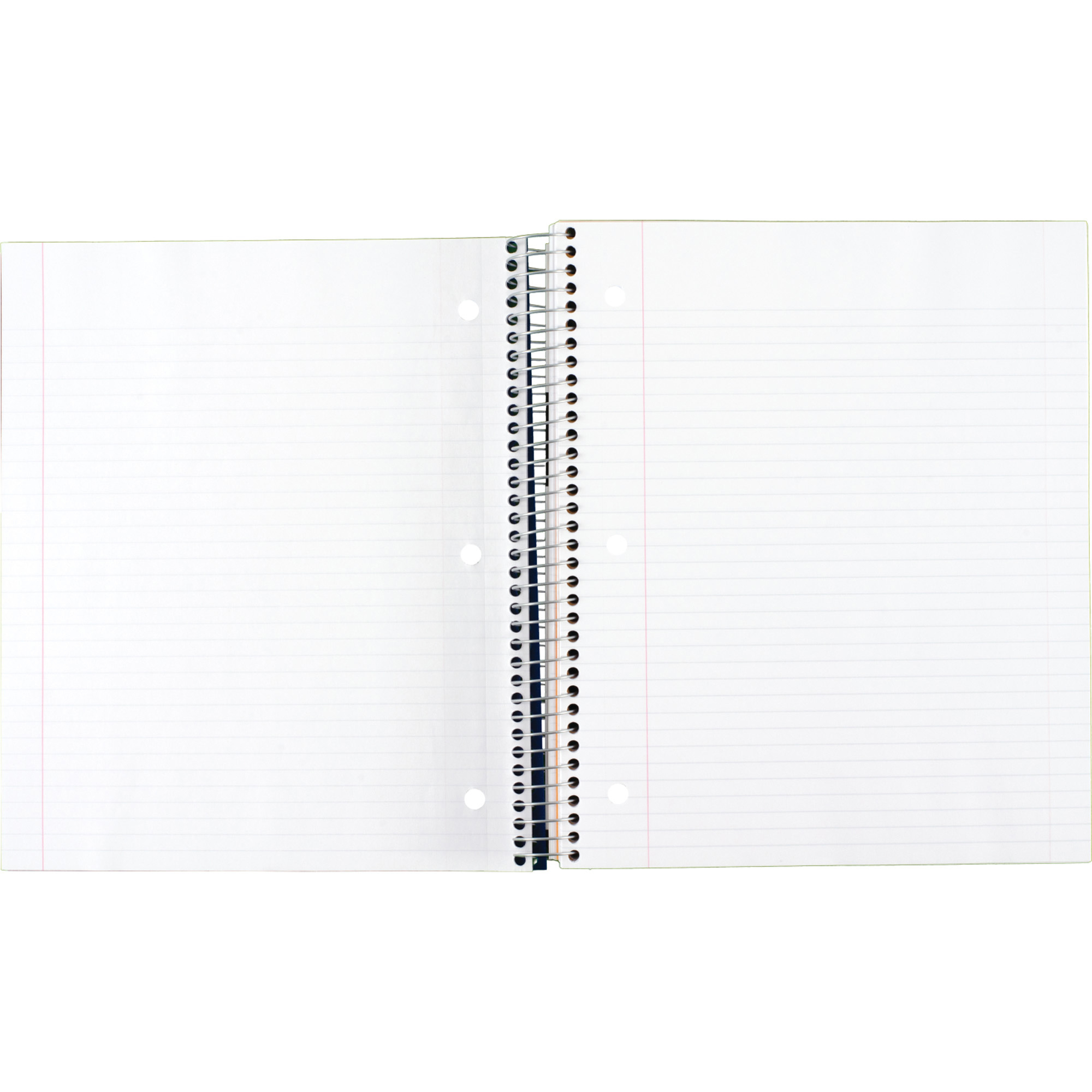 Five Star Notebook - 5 Subject(s) - 200 Sheets - Wire Bound - College Ruled  - 3 Hole(s) - Letter - 8 1/2 x 11 - Black Cover - Bleed Resistant, Pocket