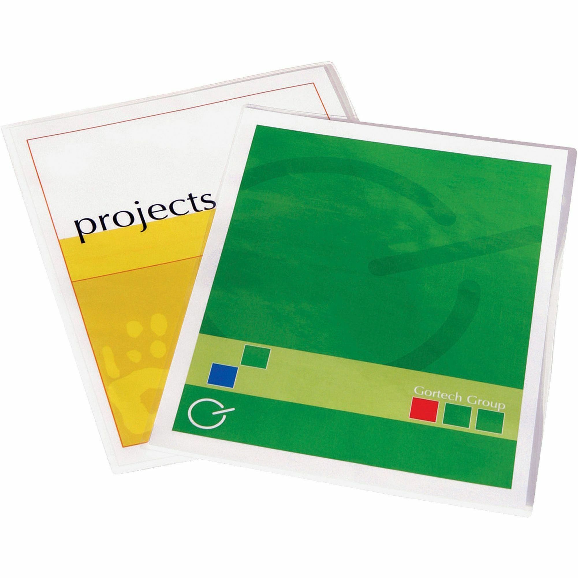 Self-Adhesive Laminating Sheets, 3 mil, 9.25 x 12, Gloss Clear, 50/Box -  Reliable Paper