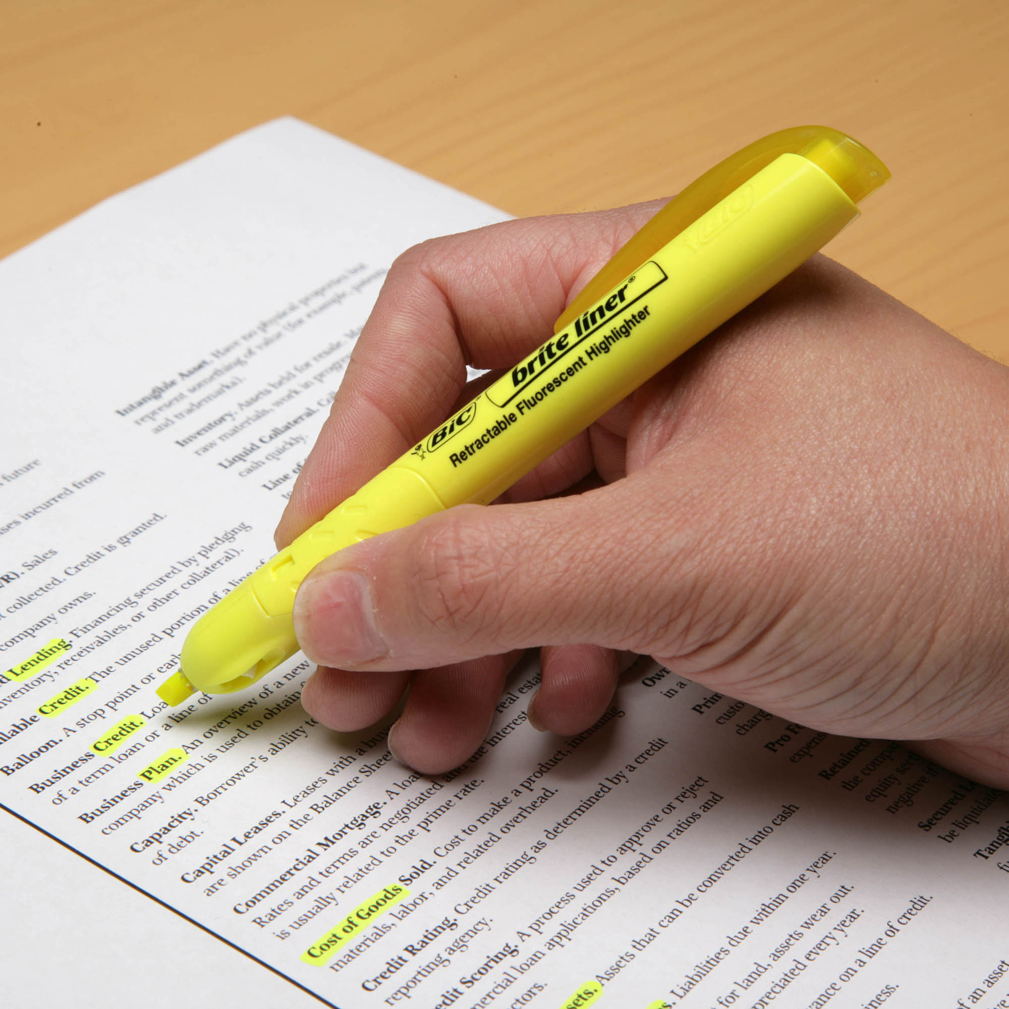 BIC Brite Liner Retractable Highlighters PenStyle Highlighters BIC