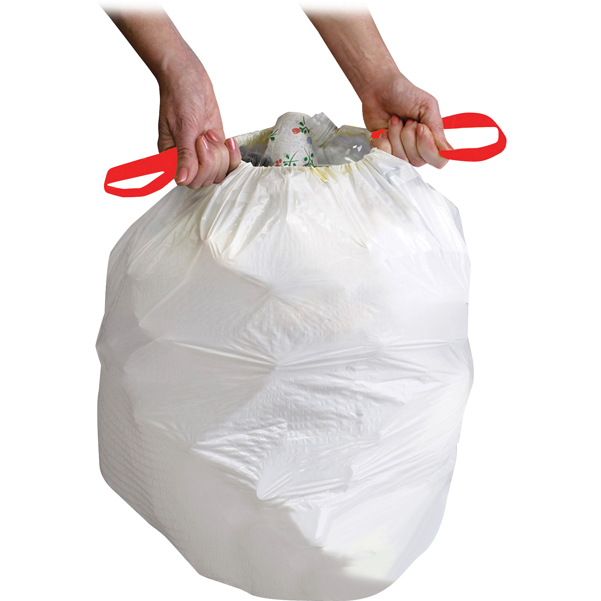 Genuine Joe Flexible Drawstring Trash Can Liners - Small GJO01229, GJO  01229 - Office Supply Hut