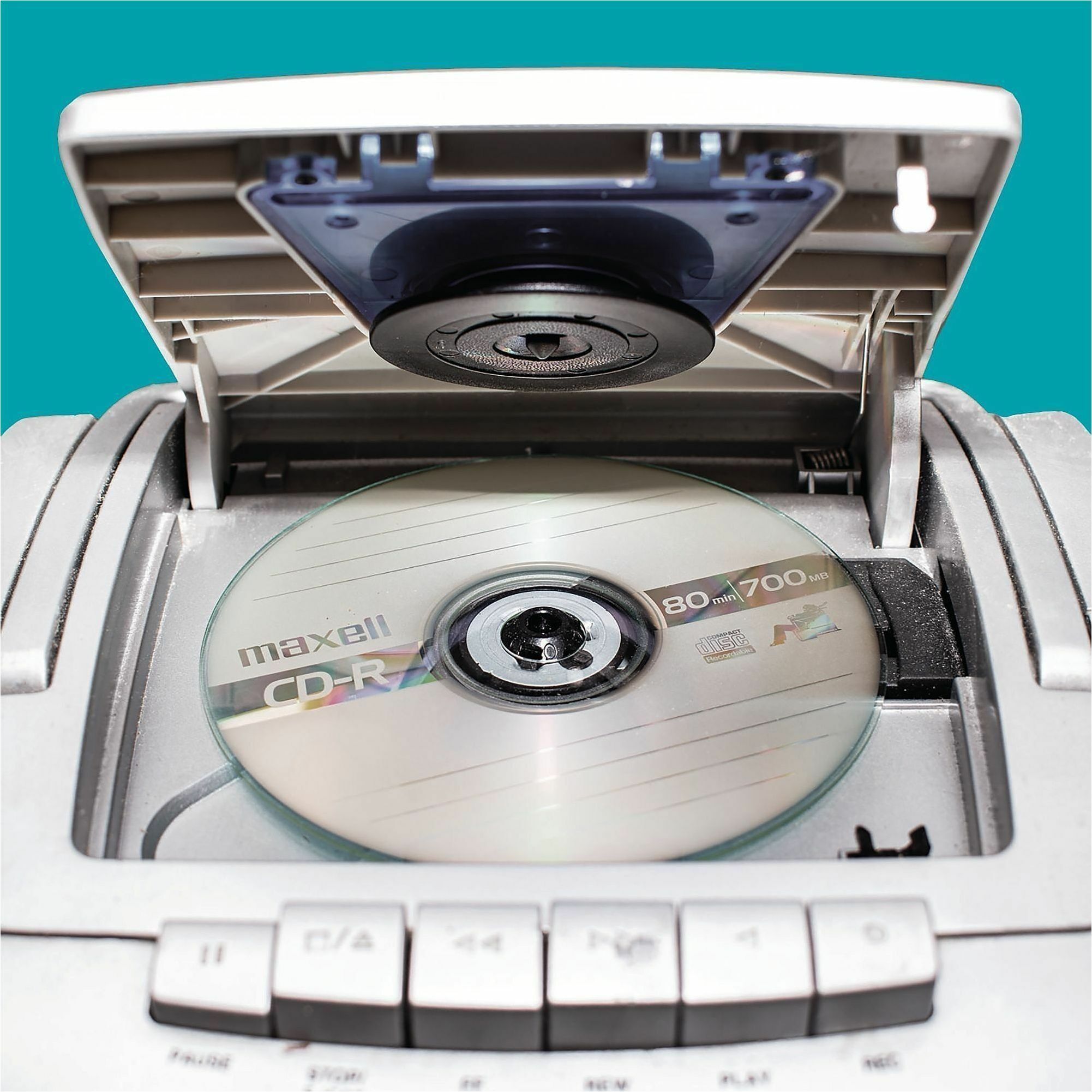 Maxell CD-R700 CD Recordable Media - CD-R - 48x - 700 MB - 25 Pack - Light Green