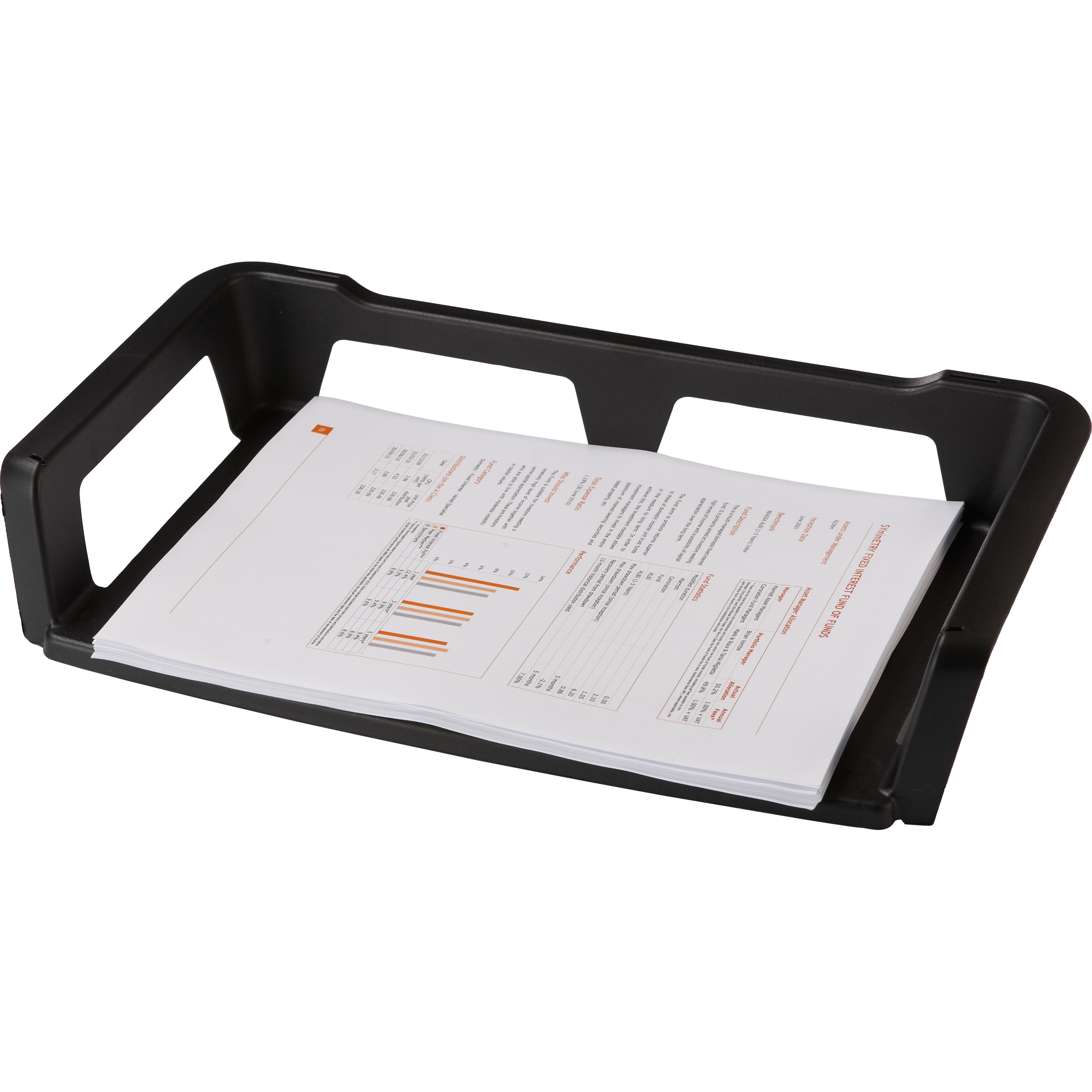 Storex Self Stacking Letter Tray