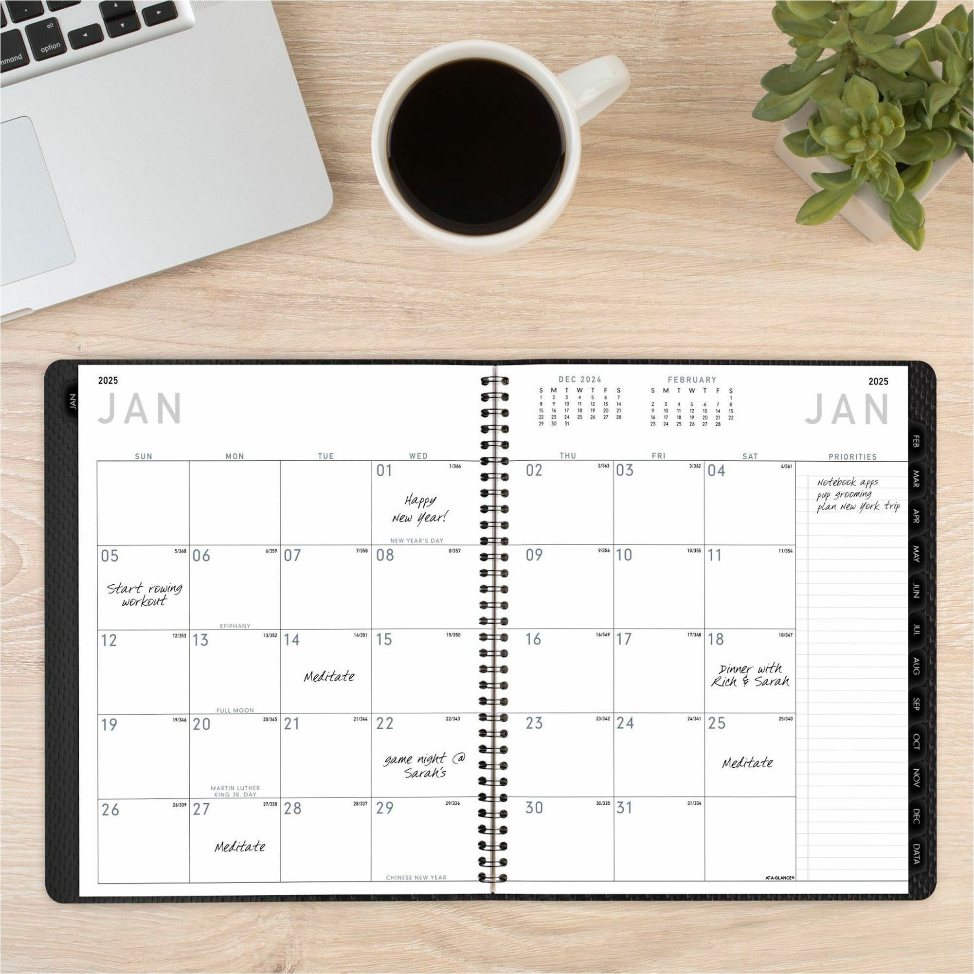 7 x 9 2018 monthly planner