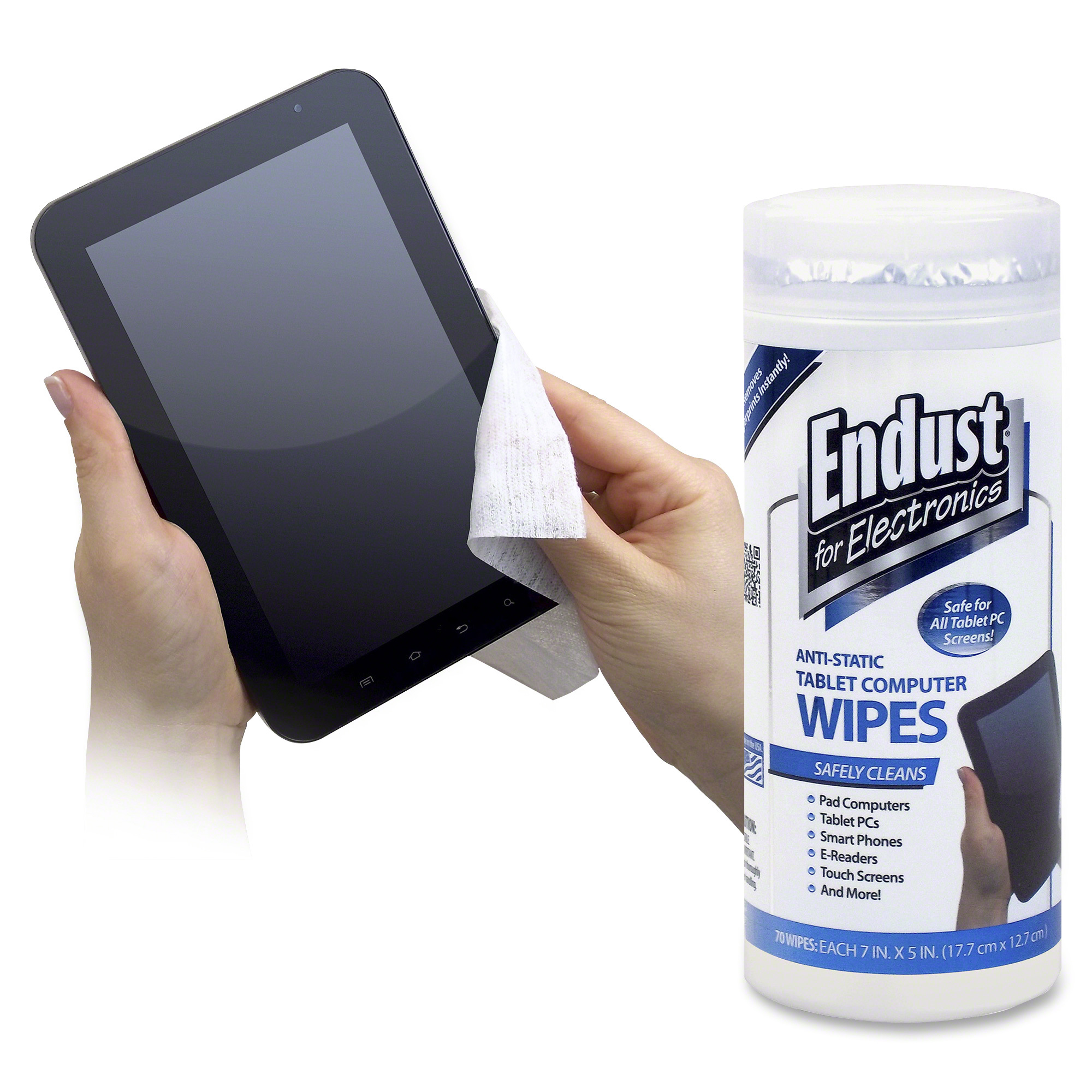 Endust For Electronics Surface Cleaning Wipes, Screen & Electronics - 70 wipes