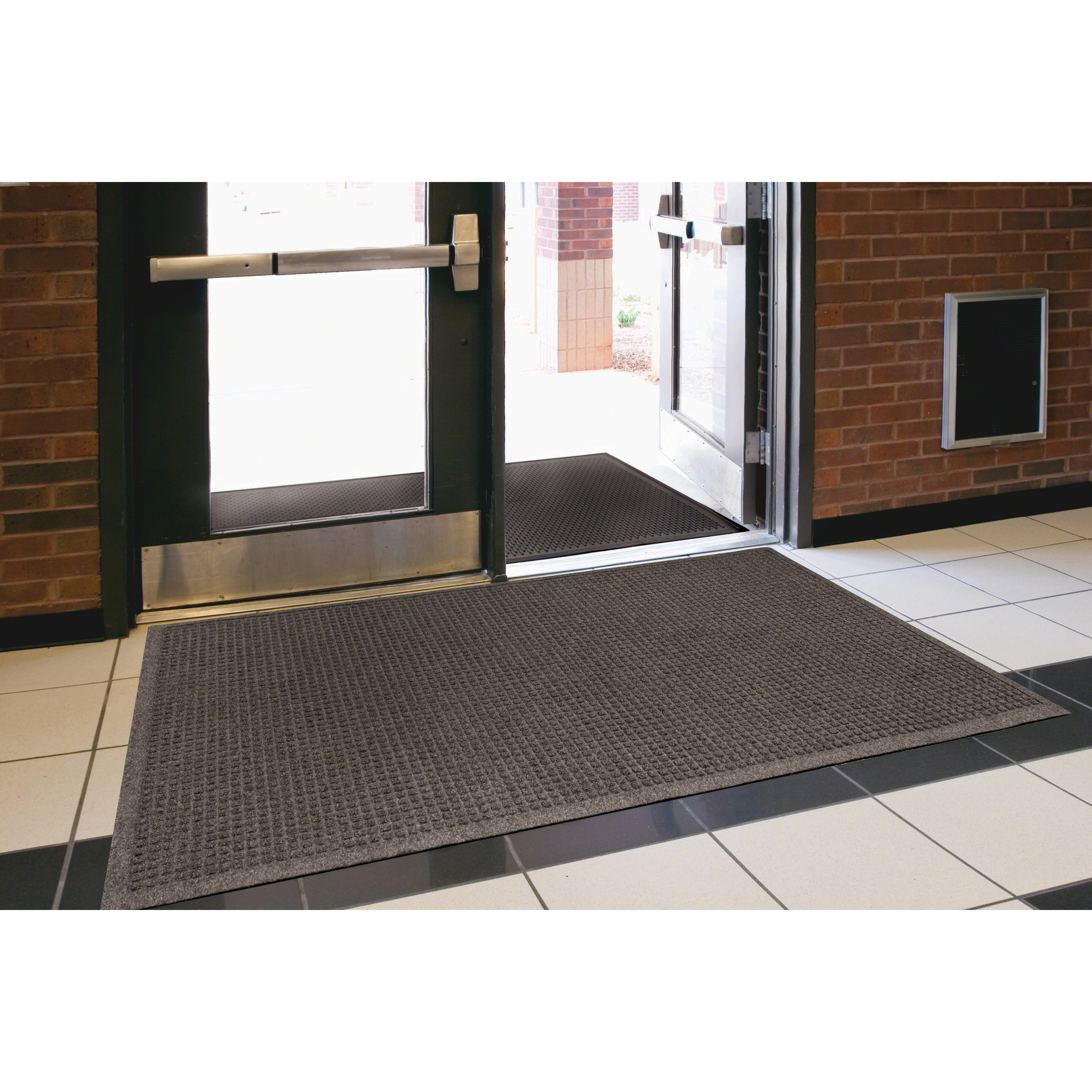Guardian Floor Protection FlexStep Rubber Anti-Fatigue Mat - Indoor - 24  Length x 36 Width x 0.37 Thickness - Polypropylene - Black - 1Each -  Bluebird Office Supplies