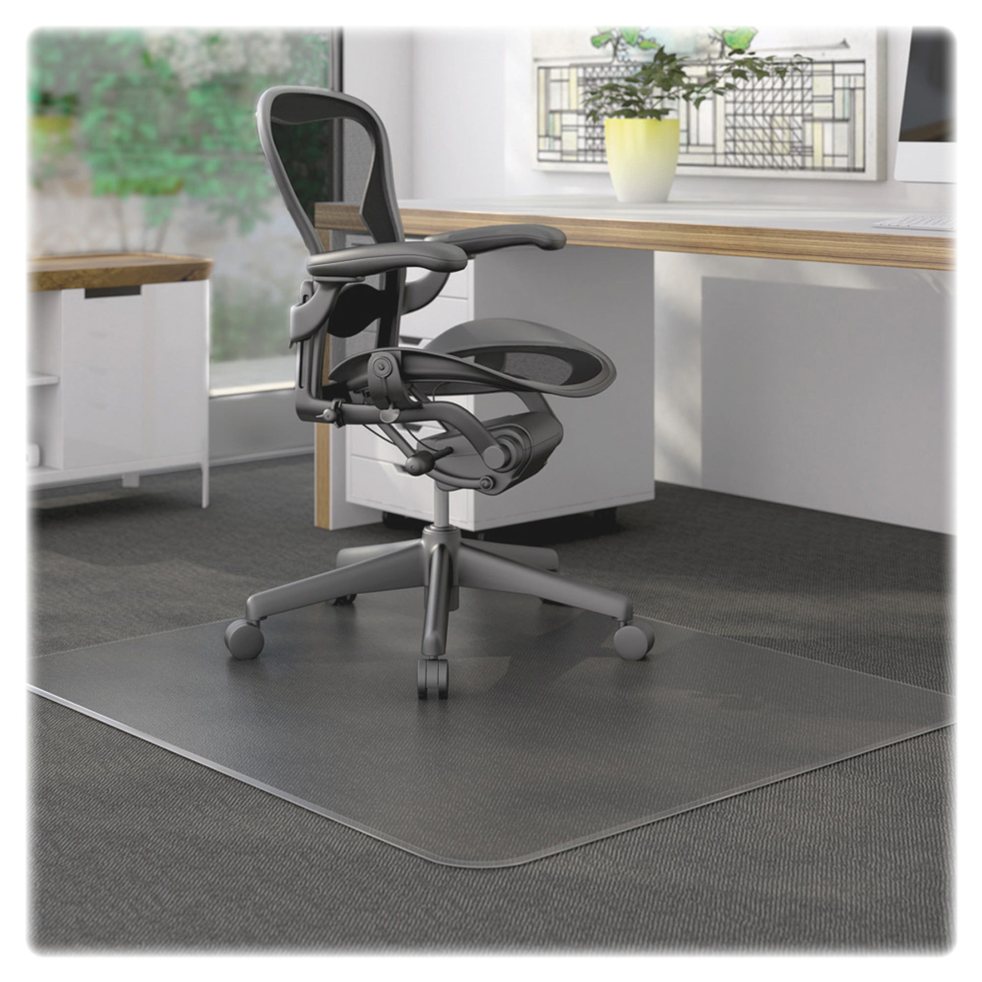 Chair mat for online vinyl floor