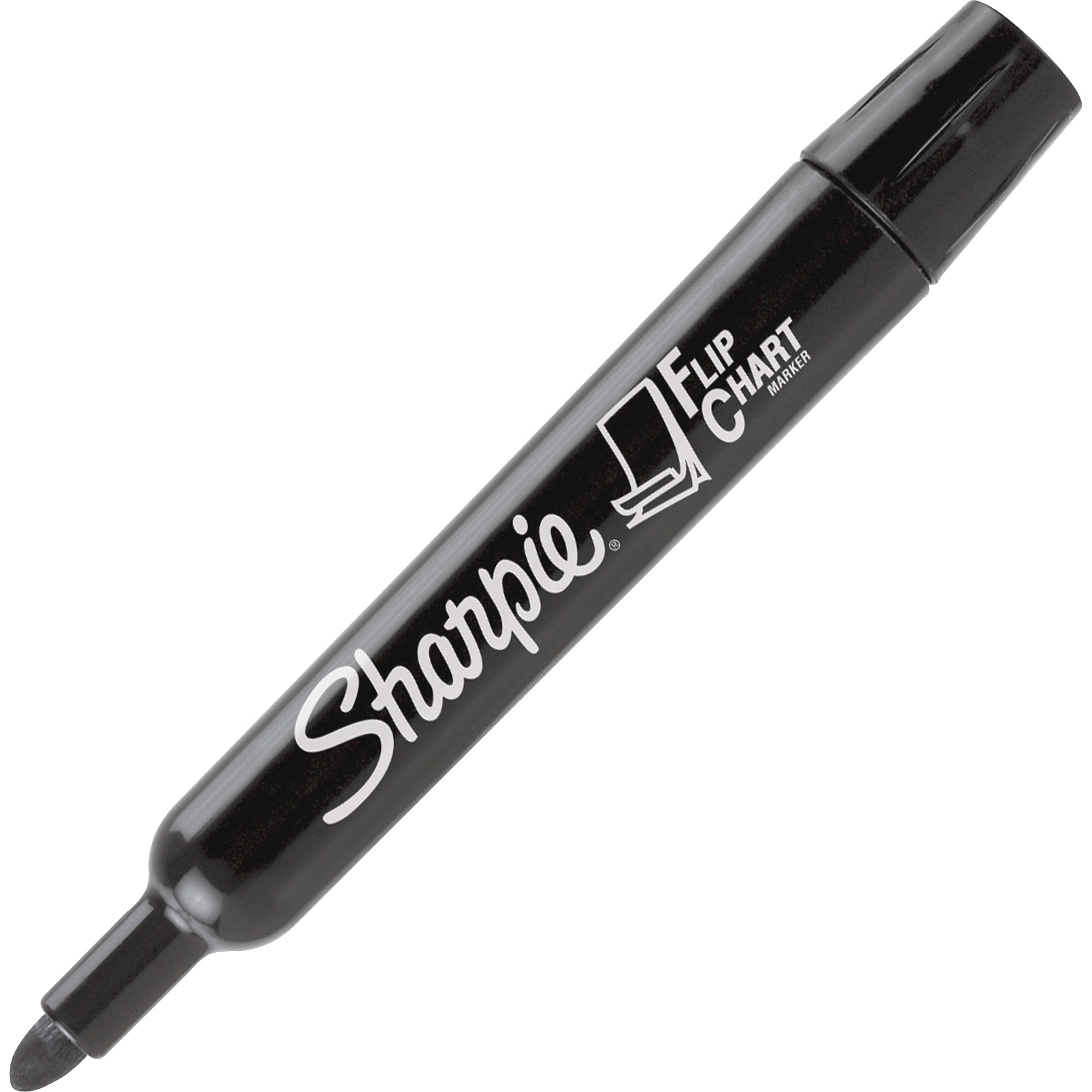 DEAL New 8 PACK Sharpie Flip Chart Marker Bullet Tip Black SAN1760445 LOW Odor