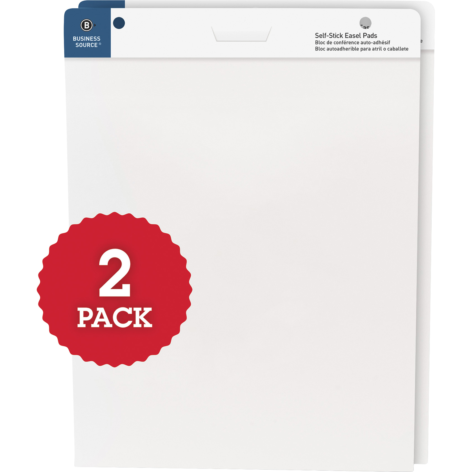 Easel Pads/ Flip Charts, Unruled, 27 x 34, White, 50 Sheets, 2/ Carton - Easel  Pads